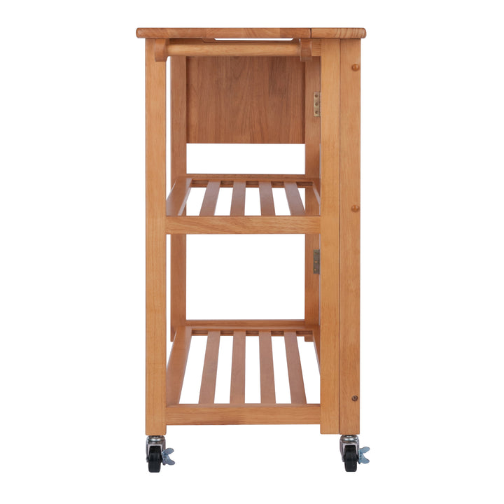 Radley Kitchen Cart, Foldable, Light Oak