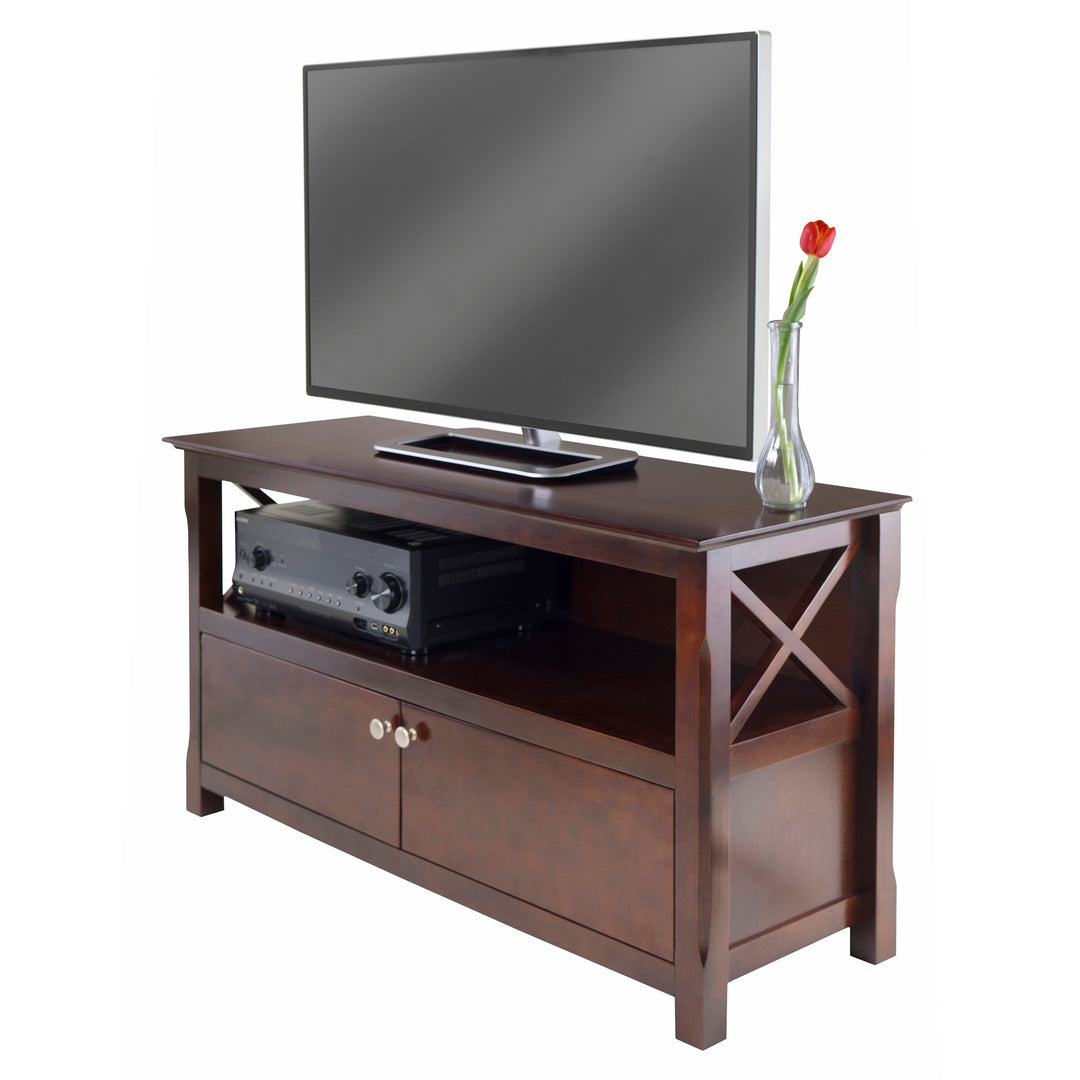 Xola TV Stand, Cappuccino