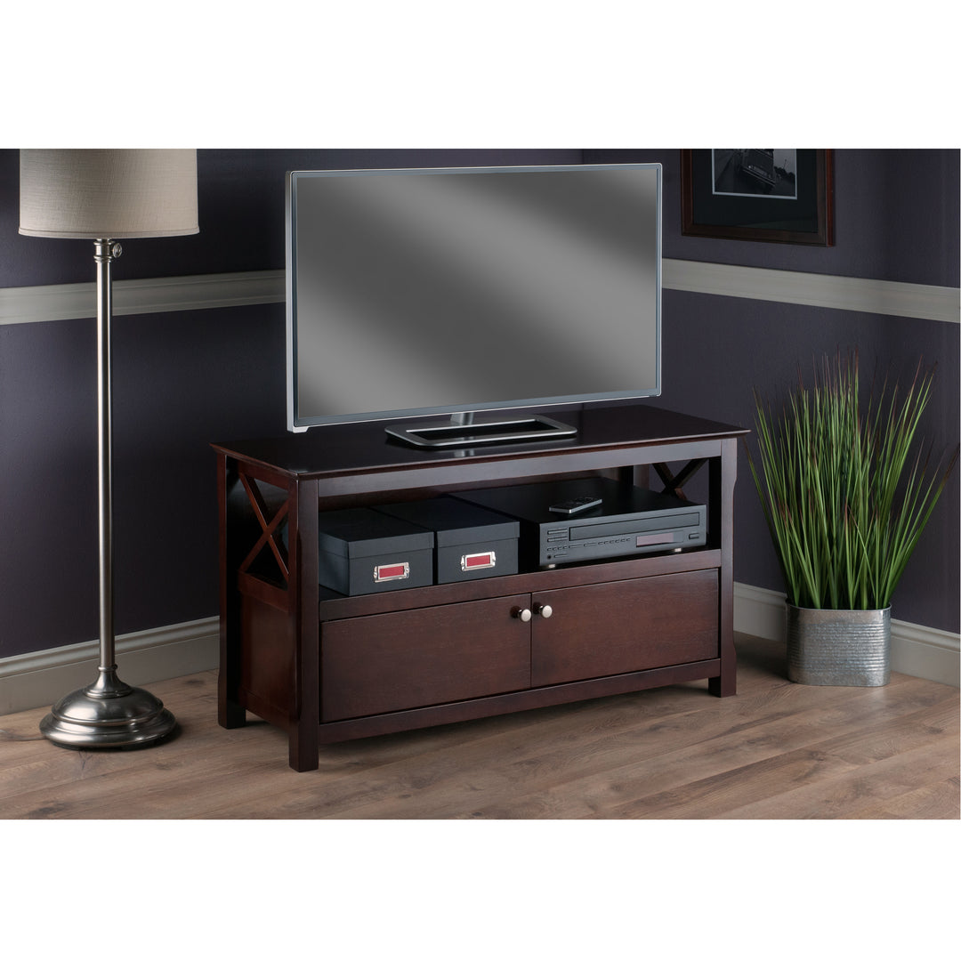 Xola TV Stand, Cappuccino