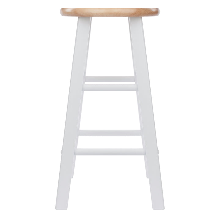 Element 2-Pc Counter Stool Set, Natural and White