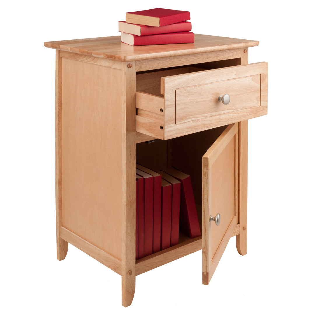 Eugene Accent Table, Nightstand, Natural