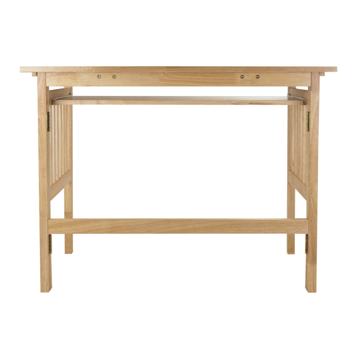 Mission Foldable Computer Desk, Natural