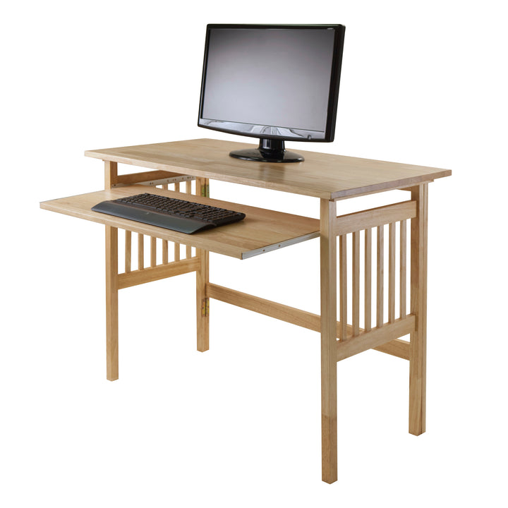 Mission Foldable Computer Desk, Natural