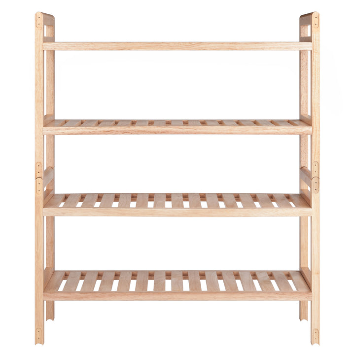 Mercury 2-Pc Stackable Shoe Rack Set, Natural