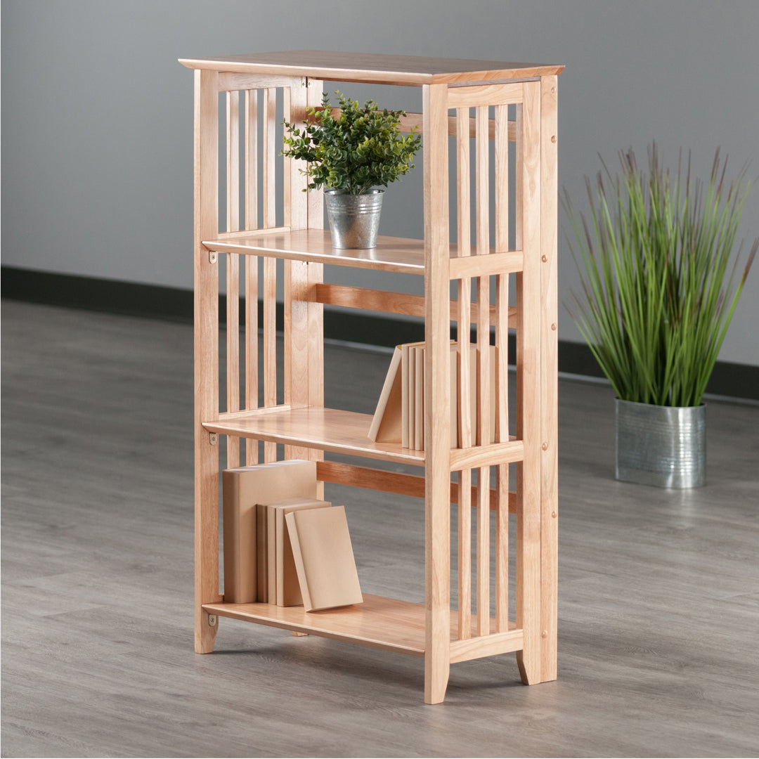 Mission 3-Section Foldable Shelf, Natural