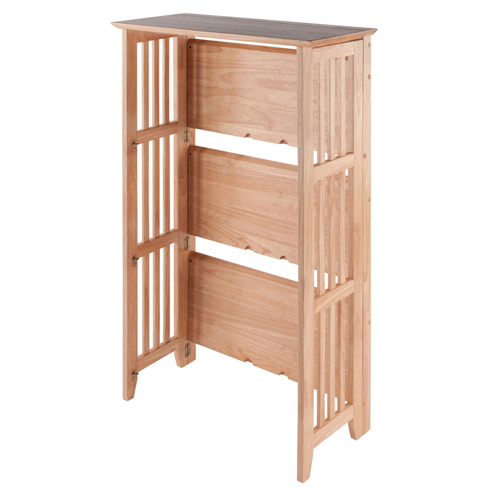 Mission 3-Section Foldable Shelf, Natural