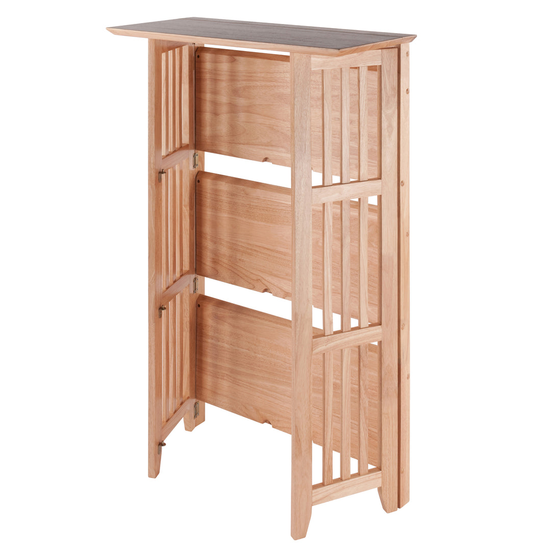 Mission 3-Section Foldable Shelf, Natural