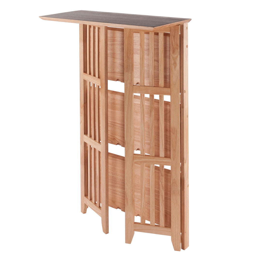 Mission 3-Section Foldable Shelf, Natural