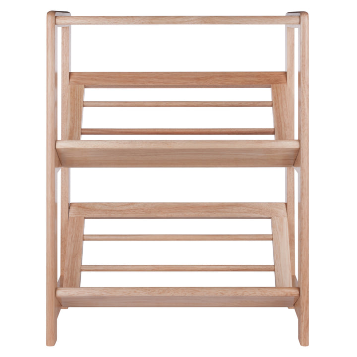 Juliet 2- Tier Tilted Bookshelf, Natural