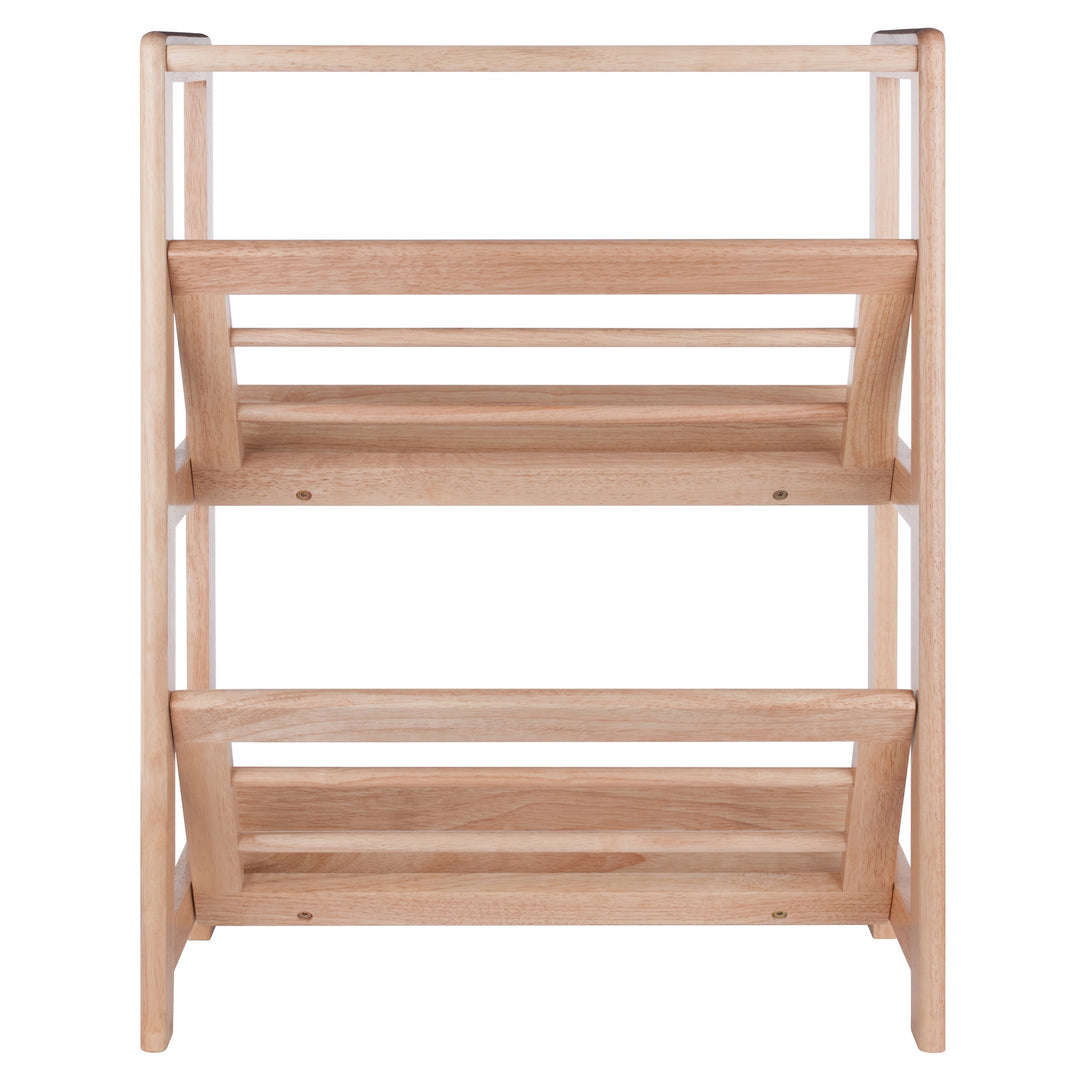 Juliet 2- Tier Tilted Bookshelf, Natural