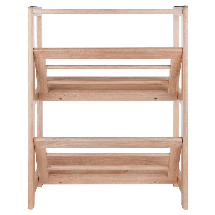 Juliet 2- Tier Tilted Bookshelf, Natural