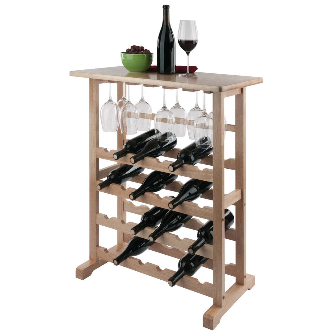 Vinny 24-Bottle Wine Rack, Natural