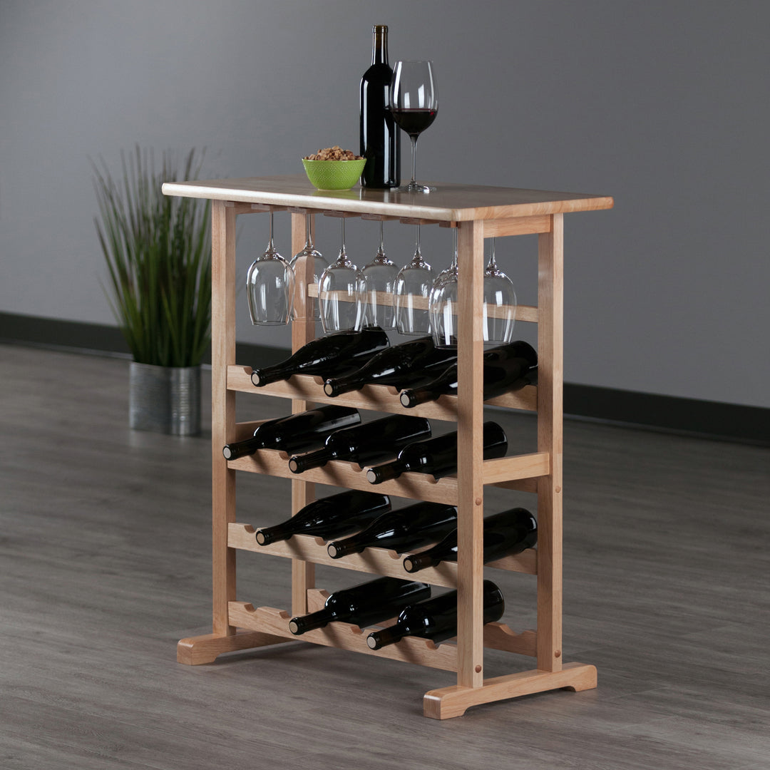 Vinny 24-Bottle Wine Rack, Natural