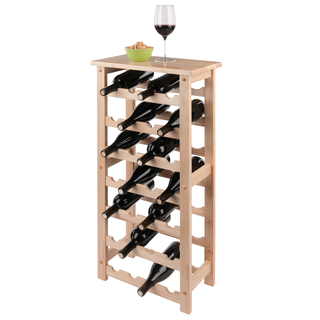 Napa 28-Bottle Wine Rack, Natural