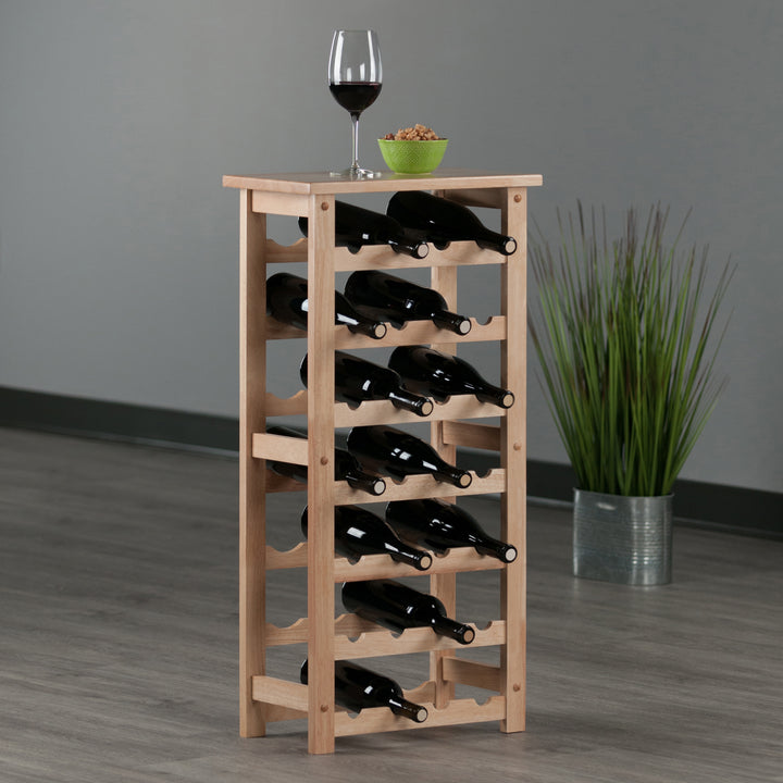 Napa 28-Bottle Wine Rack, Natural