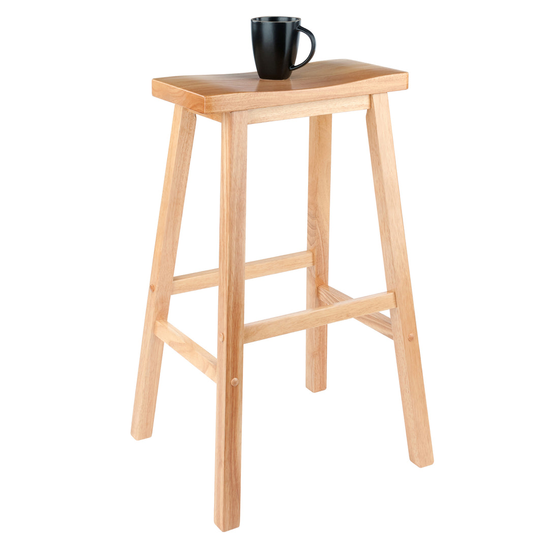 Satori Saddle Seat Bar Stool, Natural