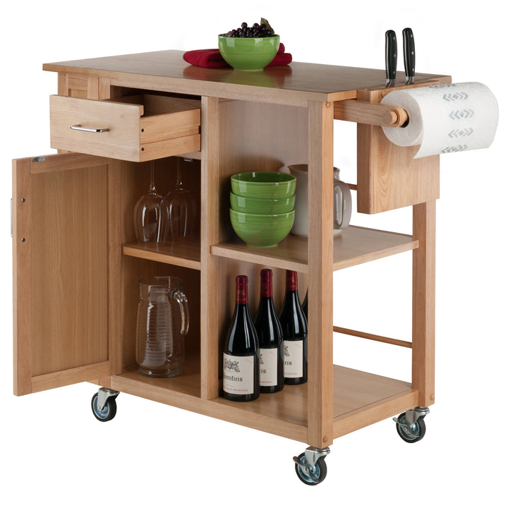 Douglas Kitchen Utility Cart, Natural