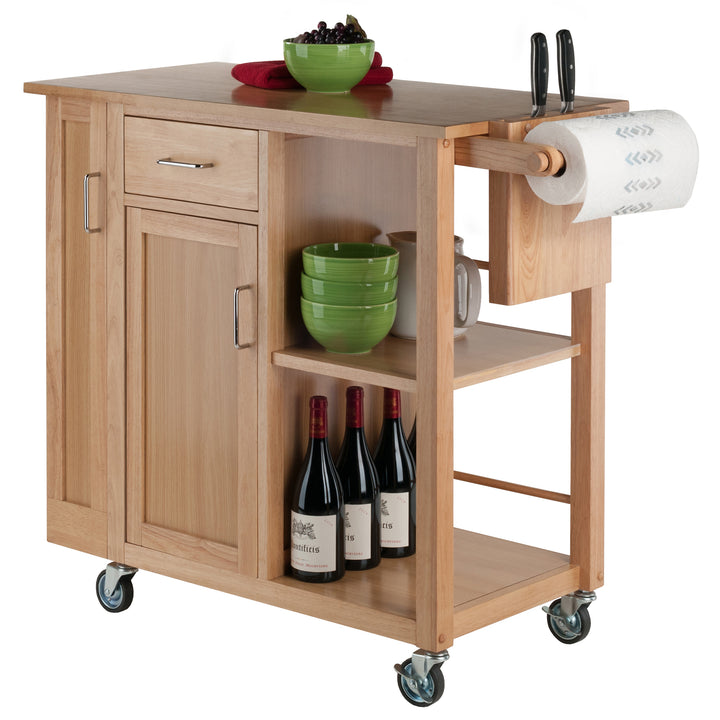 Douglas Kitchen Utility Cart, Natural