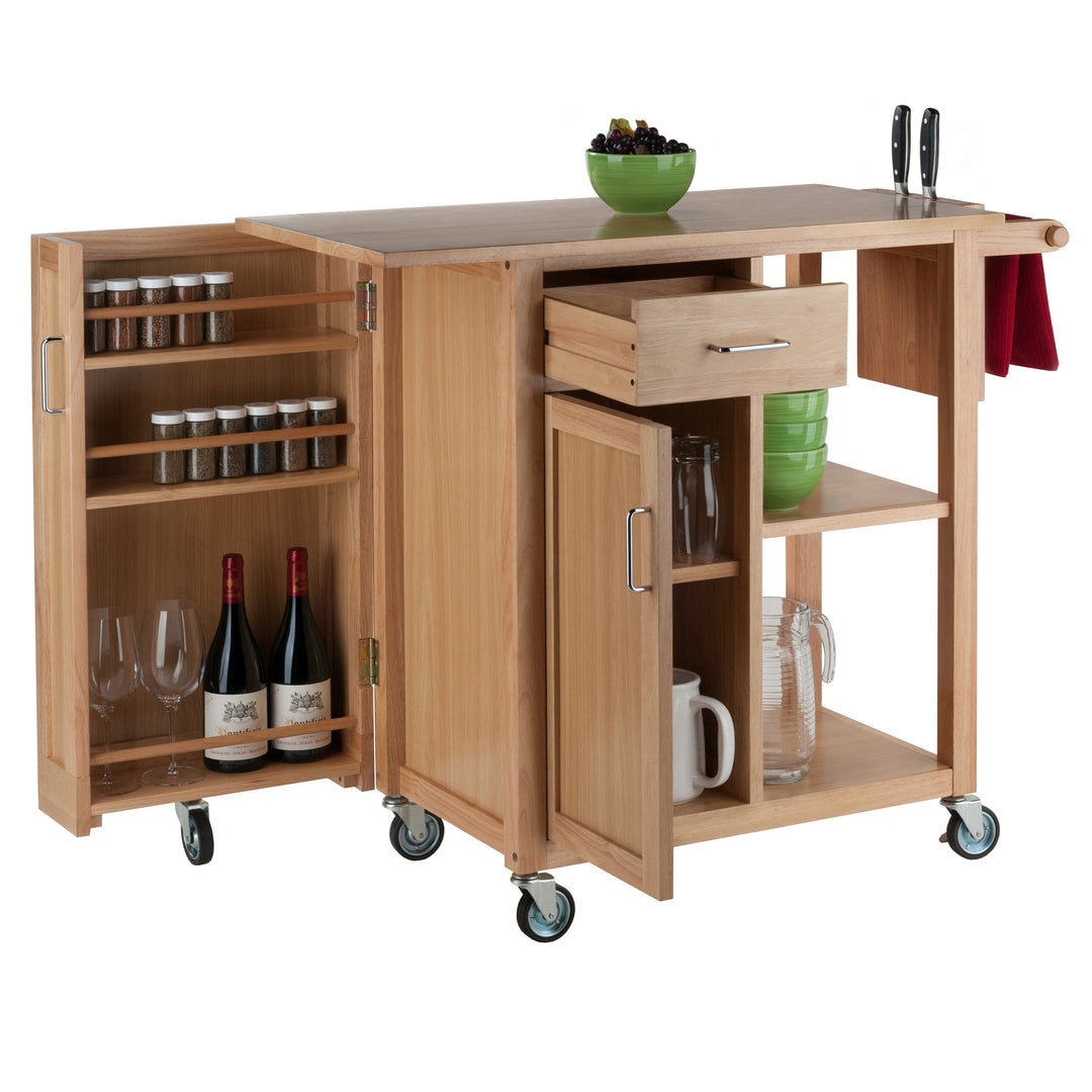 Douglas Kitchen Utility Cart, Natural