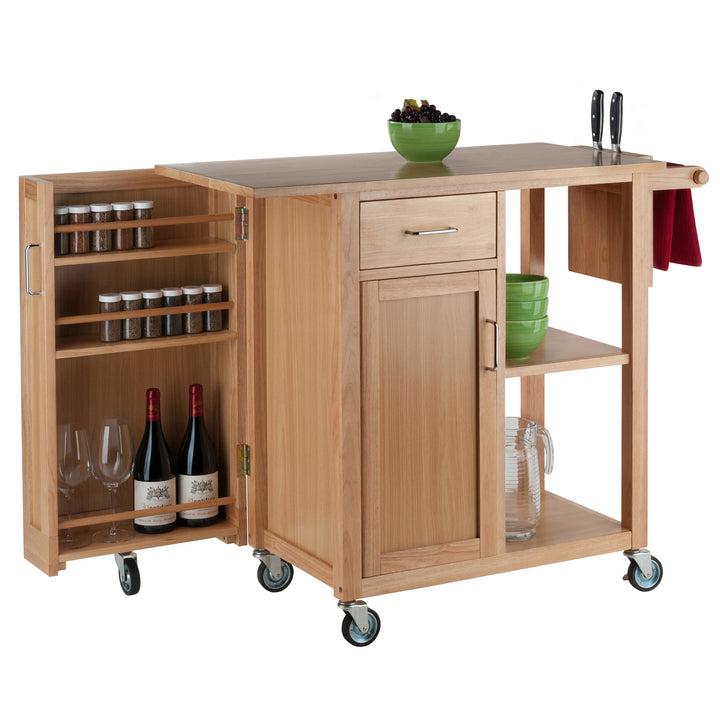 Douglas Kitchen Utility Cart, Natural