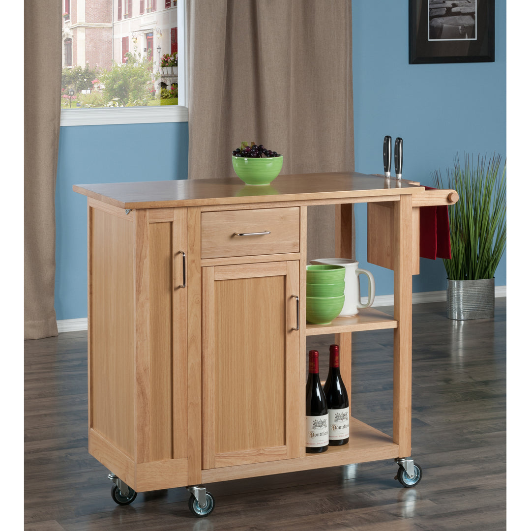 Douglas Kitchen Utility Cart, Natural