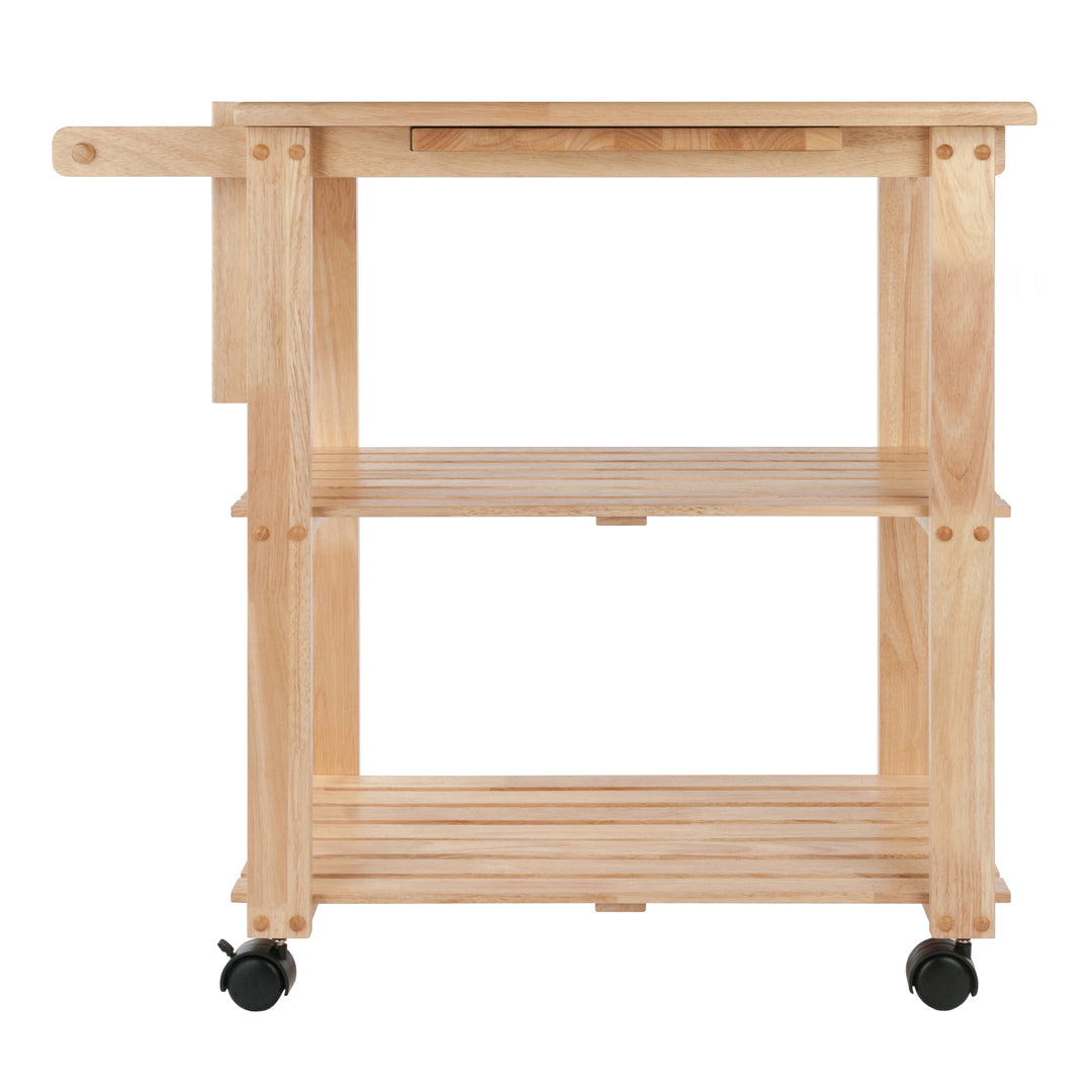 Mario Kitchen Utility Cart, Natural