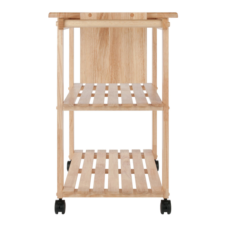 Mario Kitchen Utility Cart, Natural