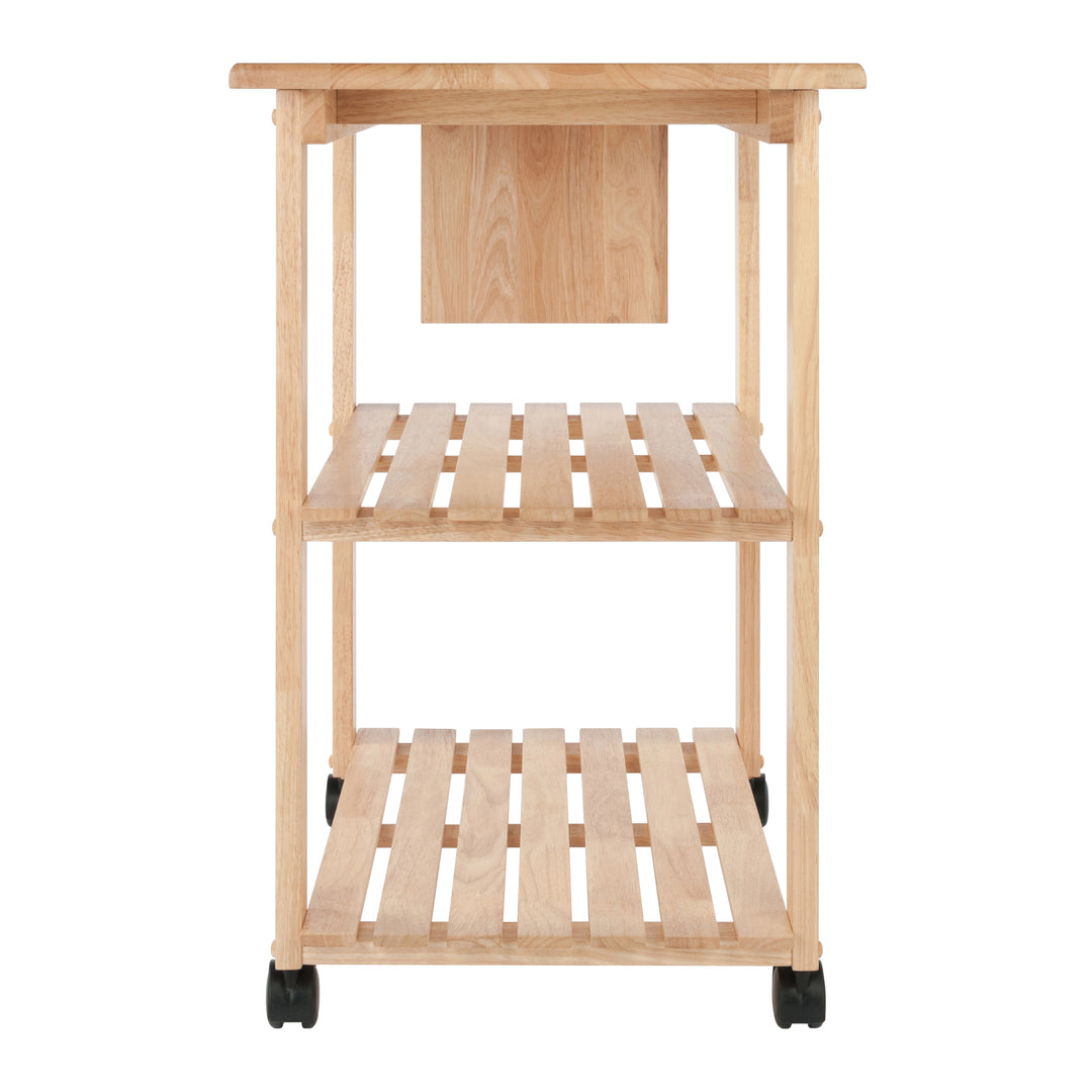 Mario Kitchen Utility Cart, Natural