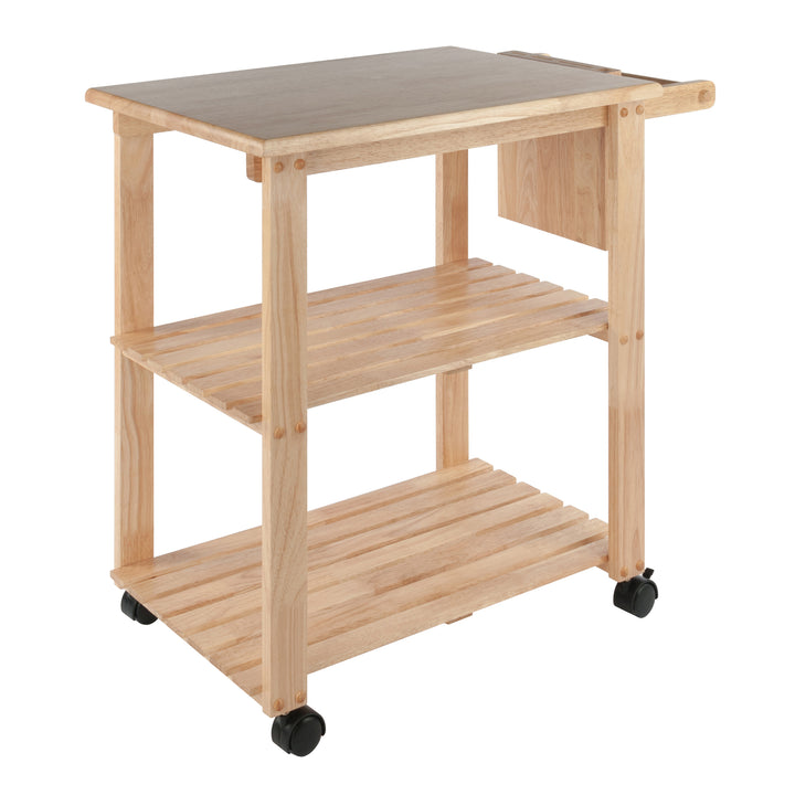 Mario Kitchen Utility Cart, Natural