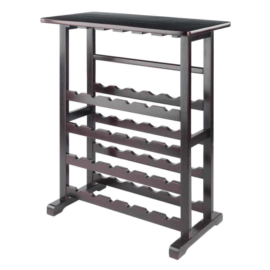 Vinny 24-Bottle Wine Rack, Espresso