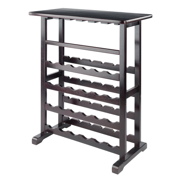 Vinny 24-Bottle Wine Rack, Espresso