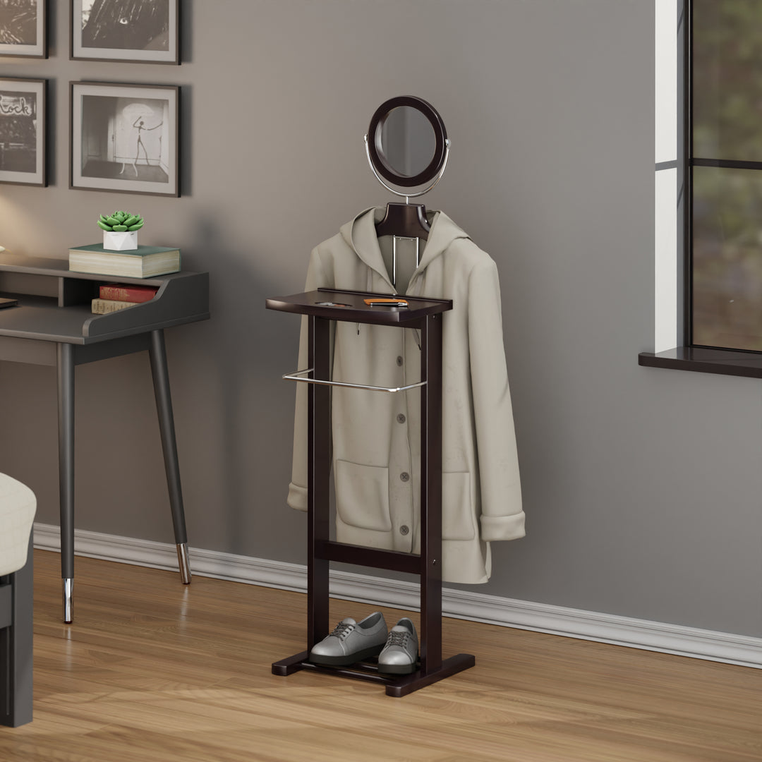 Carson Valet Stand, Espresso