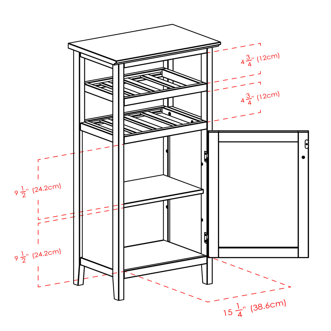 Alta Wine Cabinet, Espresso