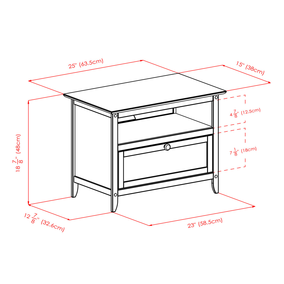 Zara TV & Media Stand, Espresso