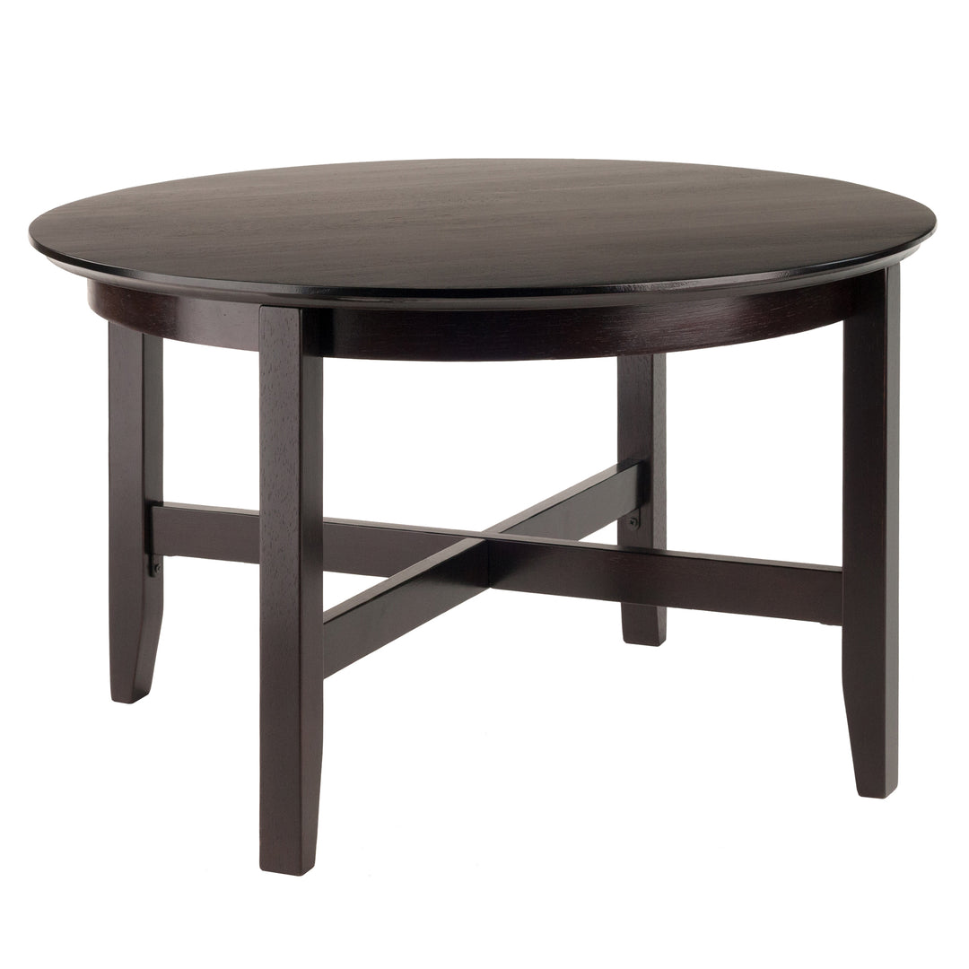 Toby Round Coffee Table, Espresso