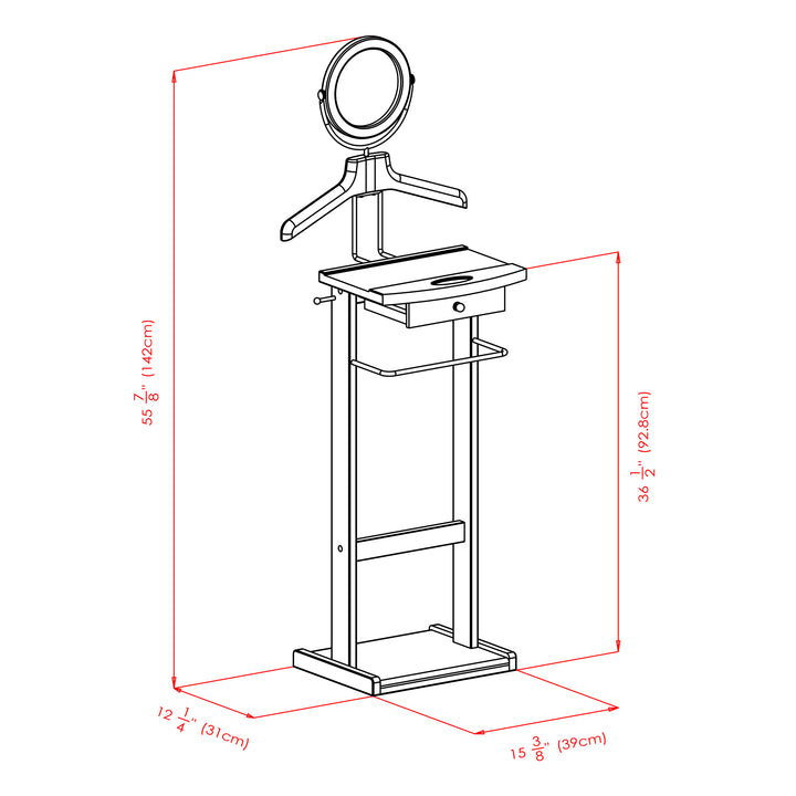 Alfred Valet Stand, Espresso