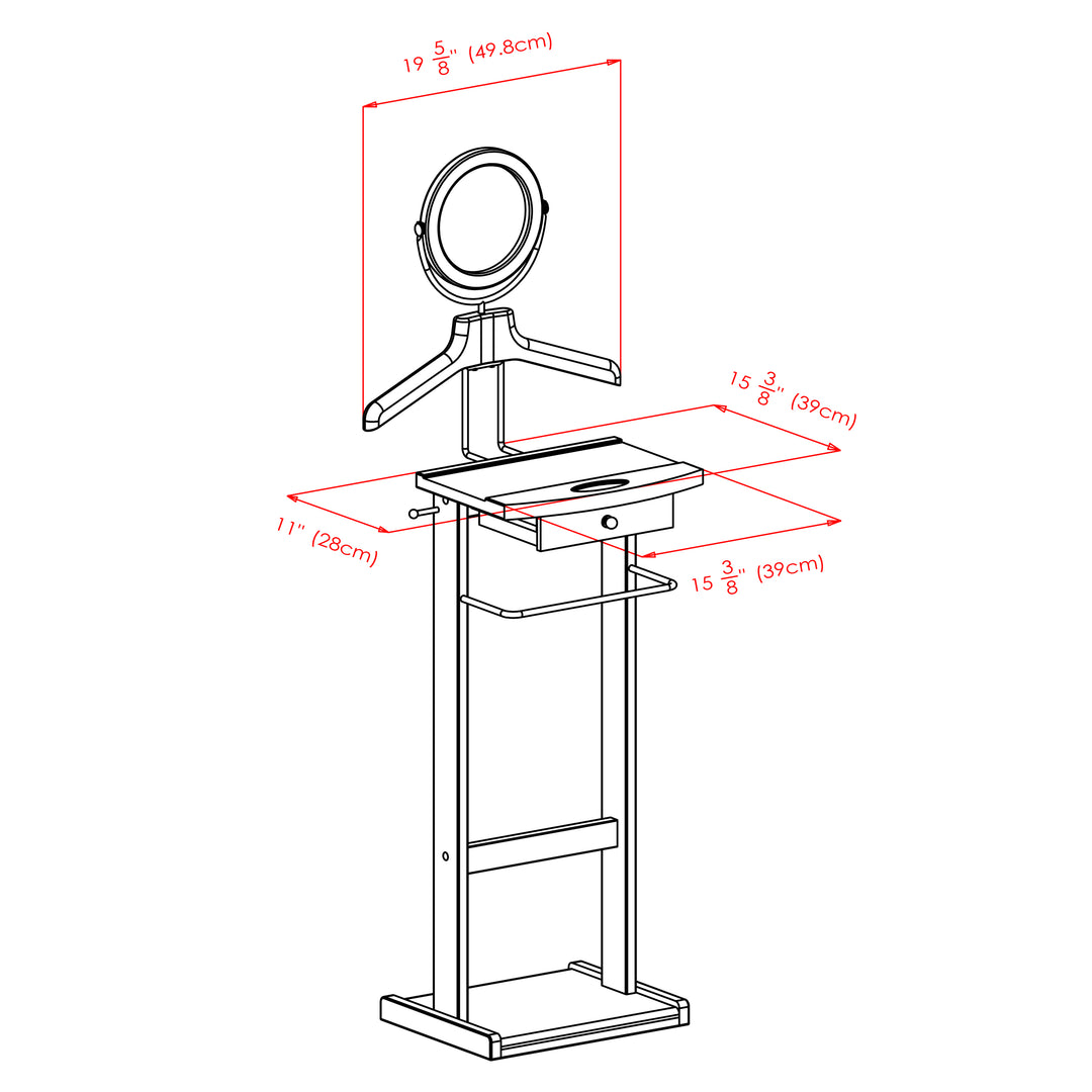 Alfred Valet Stand, Espresso