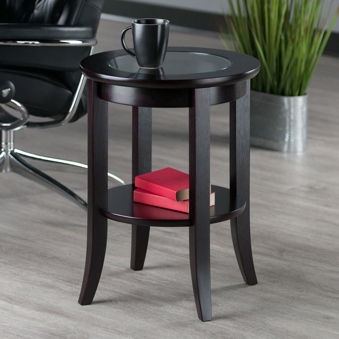 Genoa End Table, Espresso