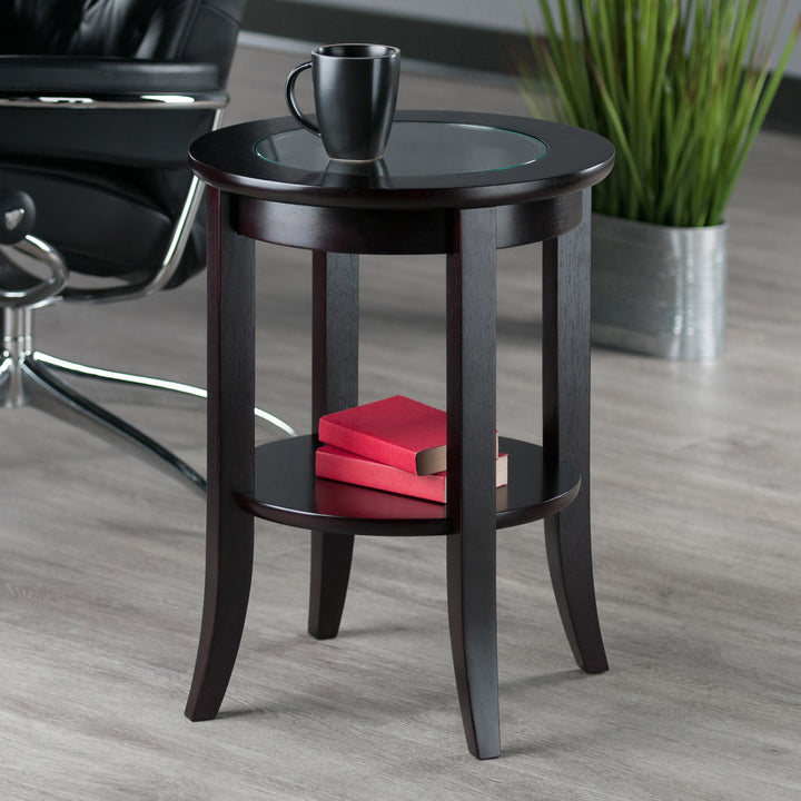 Genoa End Table, Espresso