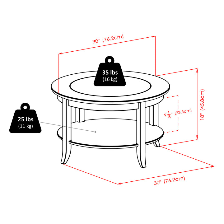 Genoa Coffee Table, Espresso