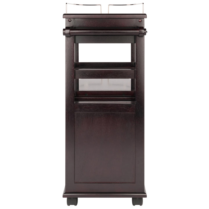 Jimmy Entertainment Cart, Espresso