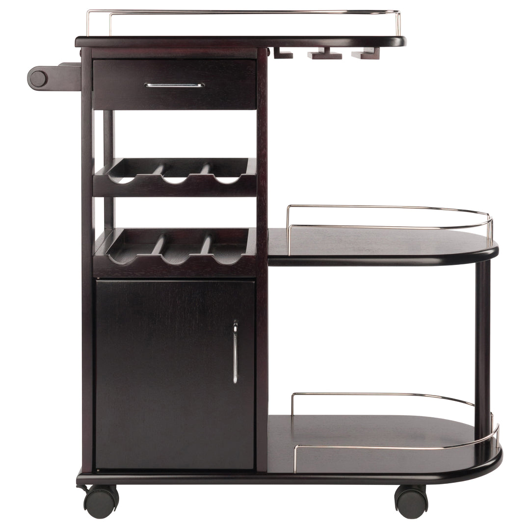 Jimmy Entertainment Cart, Espresso