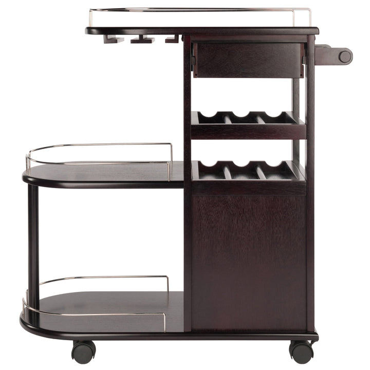 Jimmy Entertainment Cart, Espresso