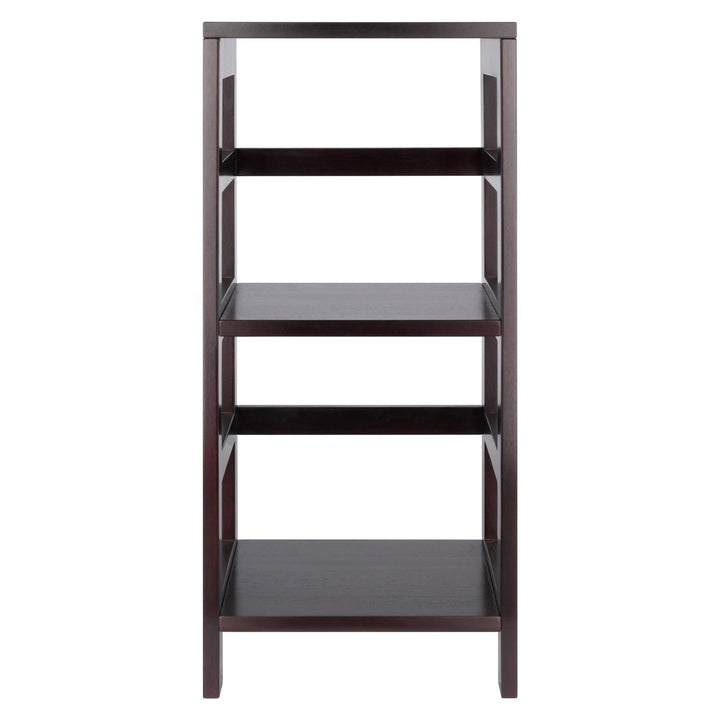 Leo 2-Tier Storage Shelf, Espresso