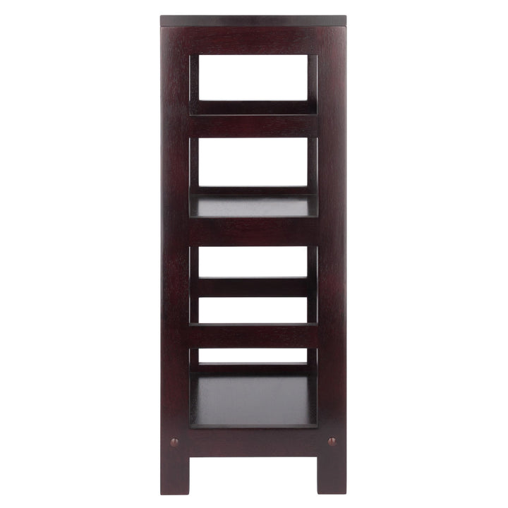 Leo 2-Tier Storage Shelf, Espresso