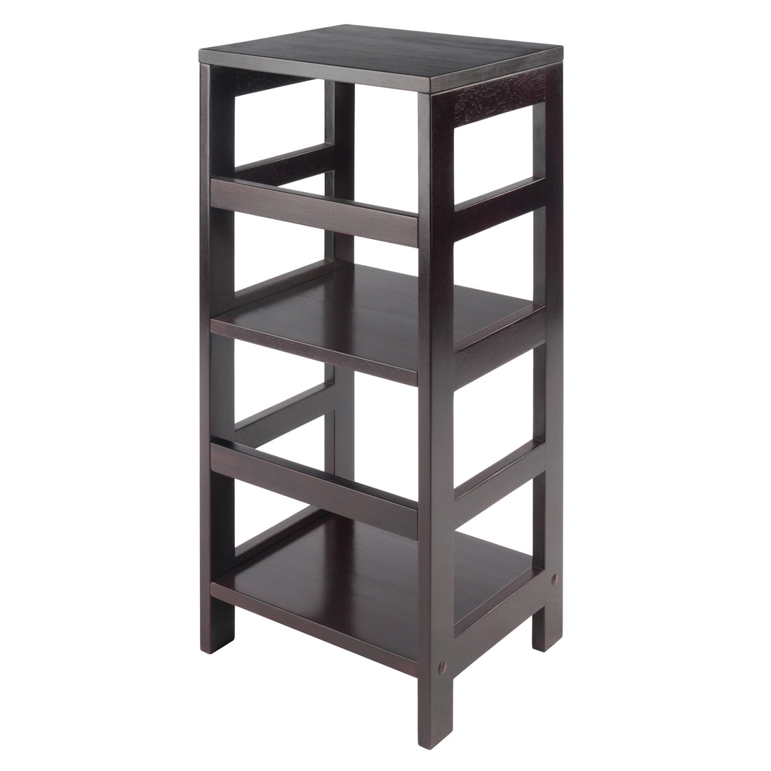 Leo 2-Tier Storage Shelf, Espresso