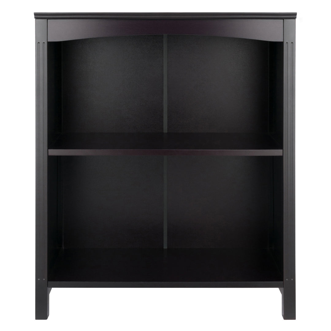 Terrace 2-Section Bookcase, Shelf, Espresso