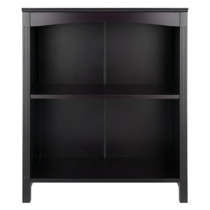 Terrace 2-Section Bookcase, Shelf, Espresso