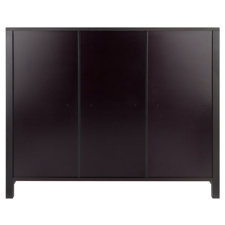 Terrace 2-Section Bookcase, Wide Shelf, Espresso