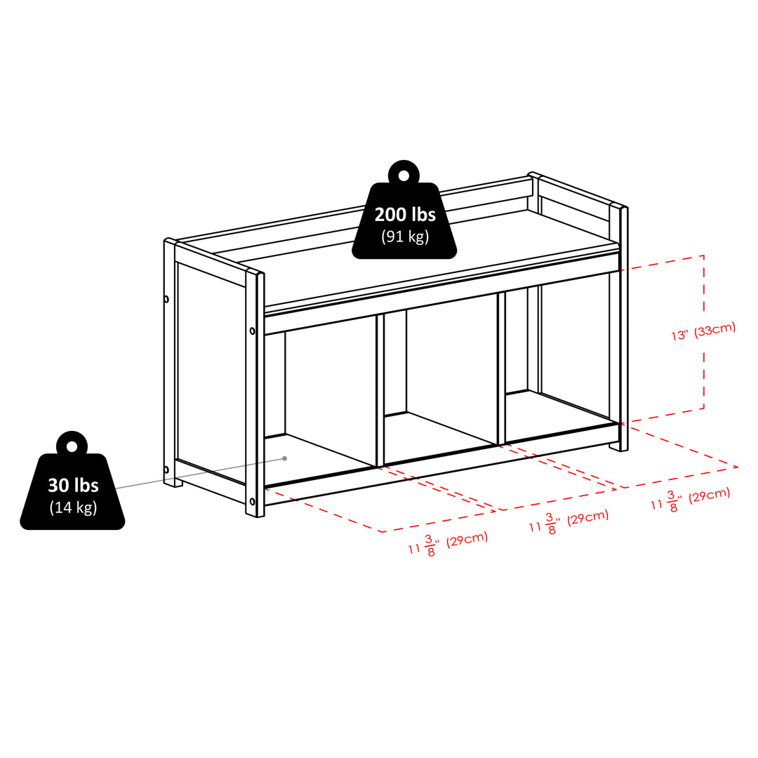 Addison 2-Pc Storage Bench with Seat Cushion, Espresso